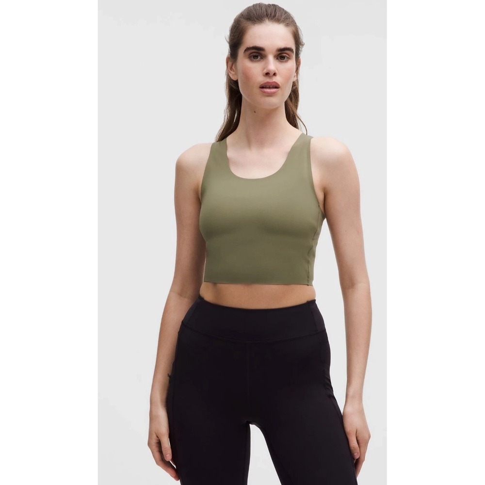 NWT Lululemon Fast and Free Tank Light Bay Leaf BALF Size XXS